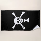 Emanuel Wynne Pirate Flag Piratenflagge Strandtuch (Vorderseite)