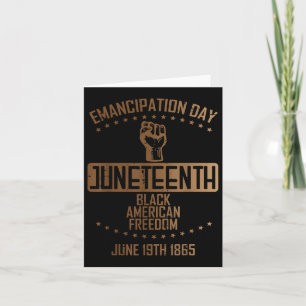 Emanzipation 19. Juni 1865 Männer Wo Karte