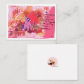 Emanzipation Marx Raccoon Mitteilungskarte (Vorne/Hinten)