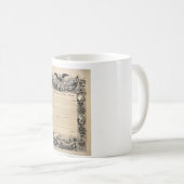 Emanzipations-Proklamations-Druck Kaffeetasse (VorderseiteRechts)
