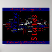 Emanzipations-Weltwolkenplakat Poster (Vorne)