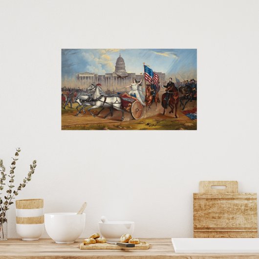 Emanzipationsproklamation, A. Lamb Kunstposter Poster (Küche)