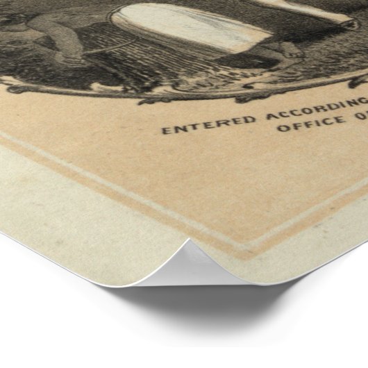 Emanzipationsproklamierung [1864] poster (Ecke)