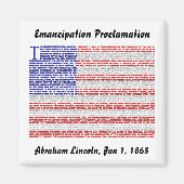 Emanzipationsproklamierung Magnet (Vorne)