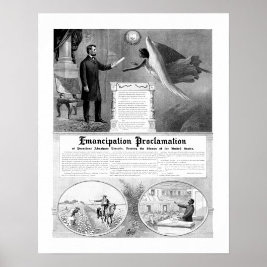 Emanzipationsproklamierung Poster (Vorne)