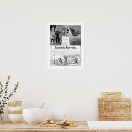 Emanzipationsproklamierung Poster (Küche)