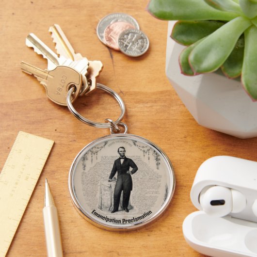 Emanzipationsproklamierung Schlüsselanhänger (Schreibtisch)