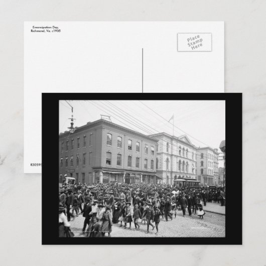 Emanzipationstag, Richmond, Va. c1905 Postkarte (Vorne/Hinten)
