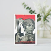 Emanzipierte Frauen bauen Sozialismus! Sowjetunion Postkarte (Stehend Vorderseite)
