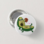 Embarazo aguacate button (Vorne & Hinten)