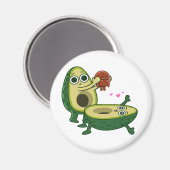 Embarazo aguacate magnet (Vorderseite/Rückseite)