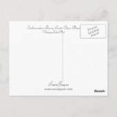 Embarcadero Extravagant Santa Clara Birnen Postkarte (Rückseite)