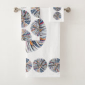 EMBARK Bath Handtuch Set auf Weiß (Insitu)