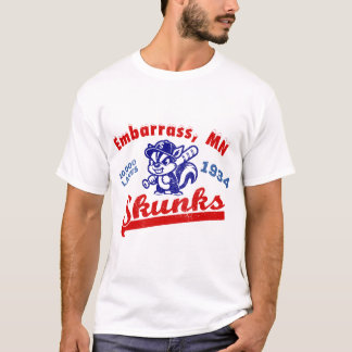 Embarrass, MN Skunks Vintage-Baseballteam 1934 T-Shirt