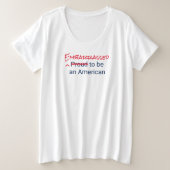 Embarrassed/Stolz als amerikanischer T - Shirt (Design vorne)