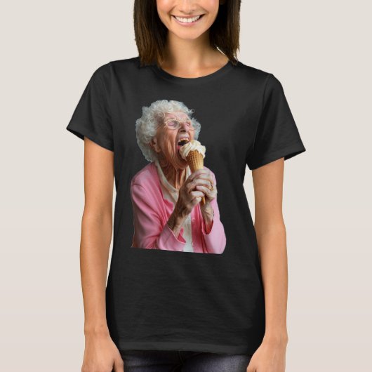 Embarring Old Ladies Meme Grandma Grandmother Gran T-Shirt (Vorderseite)