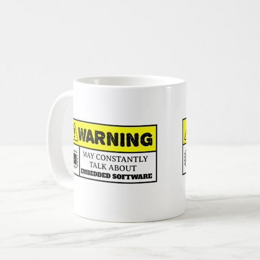 Embedded Engineer Kaffeetasse (Vorderseite Links)