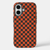 Ember and ash checkerboard pattern Case-Mate iPhone hülle (Rückseite)