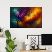 Ember Ascent Landscape Poster (Heimbüro)