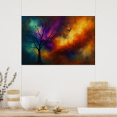 Ember Ascent Landscape Poster (Küche)