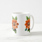 Ember Blossom Blütenblätter des Sonnenaufgangs Son Kaffeetasse (VorderseiteRechts)
