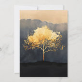 Ember Canopy | Minimalistisches Design Einladung (Rückseite)