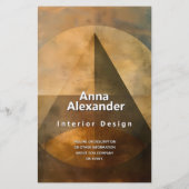 Ember Canopy | Minimalistisches Design Flyer (Hinten)