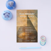 Ember Canopy | Minimalistisches Design Flyer (Einzeln)