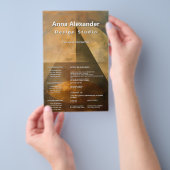 Ember Canopy | Minimalistisches Design Flyer (Handgriff)