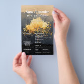 Ember Canopy | Minimalistisches Design Flyer (Handgriff)