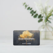 Ember Canopy | Minimalistisches Design Visitenkarte (Stehend Vorderseite)