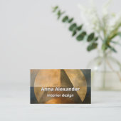 Ember Canopy | Minimalistisches Design Visitenkarte (Stehend Vorderseite)