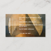 Ember Canopy | Minimalistisches Design Visitenkarte (Rückseite)