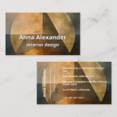 Ember Canopy | Minimalistisches Design Visitenkarte (Vorne/Hinten)