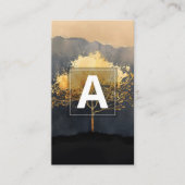 Ember Canopy | Minimalistisches Design Visitenkarte (Vorderseite)