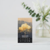 Ember Canopy | Minimalistisches Design Visitenkarte (Stehend Vorderseite)