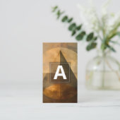 Ember Canopy | Minimalistisches Design Visitenkarte (Stehend Vorderseite)