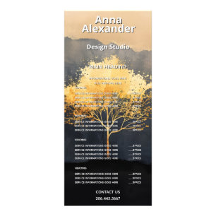 Ember Canopy   Minimalistisches Design Werbekarte