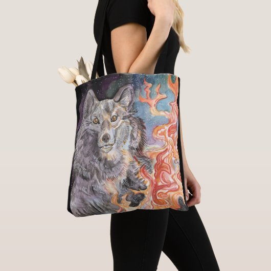 Ember Eyes Wolf Tasche (Von Nahem)
