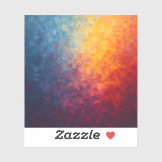 Ember Fade - Quadratische Vinylfolie Aufkleber (Blatt)