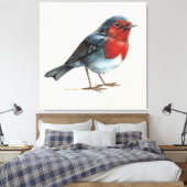 Ember Heart - Robin Leinwanddruck (Insitu (Schlafzimmer))