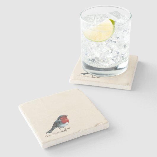 Ember Heart - Robin Steinuntersetzer (Seitenansicht)