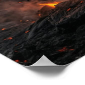 Ember Horse Ash Plains Poster (Ecke)