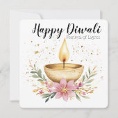 Ember in Bloom, Diwali Feiertagskarte (Vorderseite)