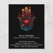 Ember Lotus | Hamsa-Hand-Design Flyer (Hinten)