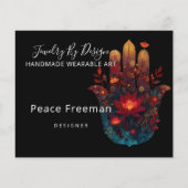 Ember Lotus | Hamsa-Hand-Design Flyer (Hinten)