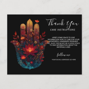 Ember Lotus Hamsa-Hand-Design Flyer