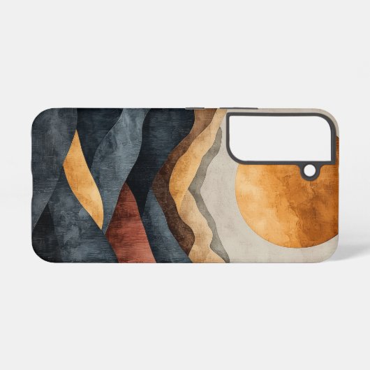Ember Mountain Glow Phone Case Samsung Galaxy Hülle (Rückseite (Horizontal))
