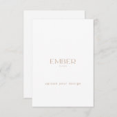 Ember Papier 3.5x5 Benutzerdefinierte Karte Ihr De (Vorne/Hinten)