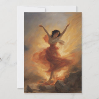 Ember Rhythmus von Shawna Mac Art Card Feiertagskarte